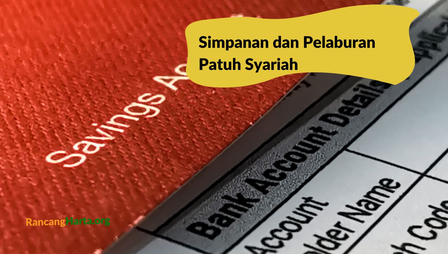 Takaful untuk simpanan dan pelaburan patuh syariah